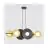 Emibig Lampa Wisząca Volum Stal Czarny | Nadaje Się Do 6x G9 - Max 8W