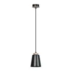 Emibig Lampa Wisząca Bolero Stal Czarny | Nadaje Się Do 1x E27 - Max 15W