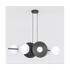 Emibig Lampa Wisząca Volum Stal Czarny | Nadaje Się Do 6x G9 - Max 8W